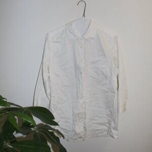 Banana Republic Button Down Button-Back White Shirt